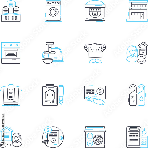 Warmth linear icons set. Cozy, Toasty, Comfort, Heat, Hug, Fuzzy, Balmy line vector and concept signs. Affection,Embrace,Cuddle outline illustrations