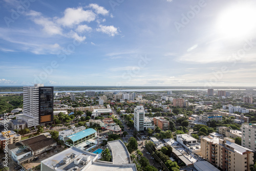 Panoramic view of the city of Barranquilla Colombia