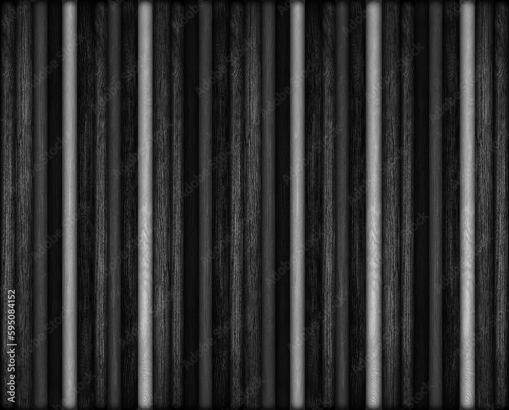 Fototapeta premium Wood textured background in black and white