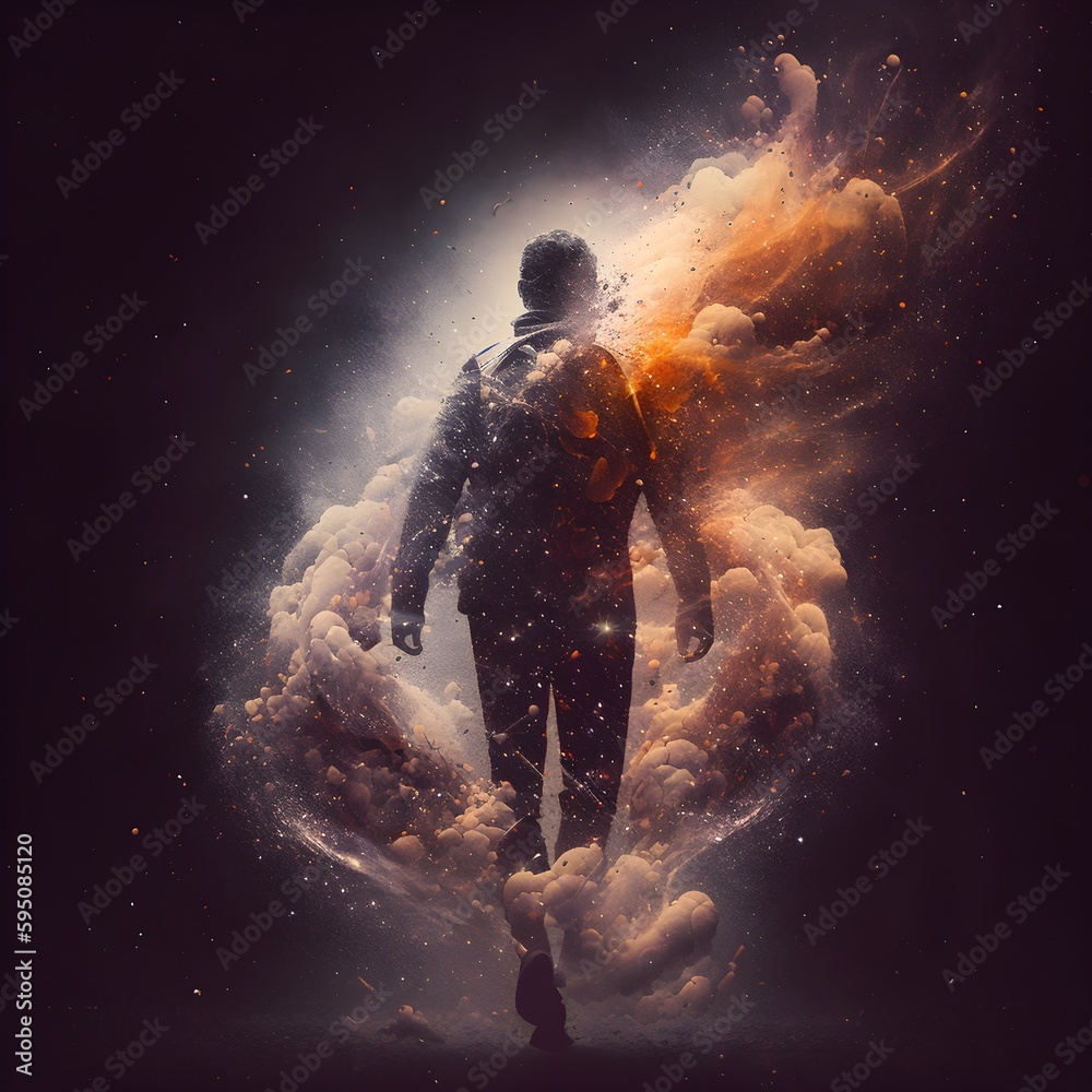 Fototapeta premium Cosmic Collision