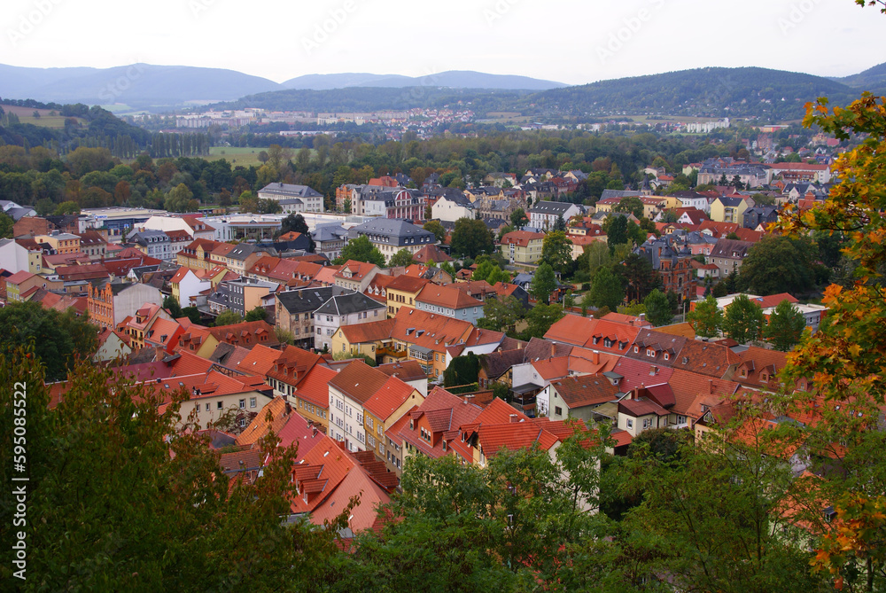 view of the old town Rudolstadt 