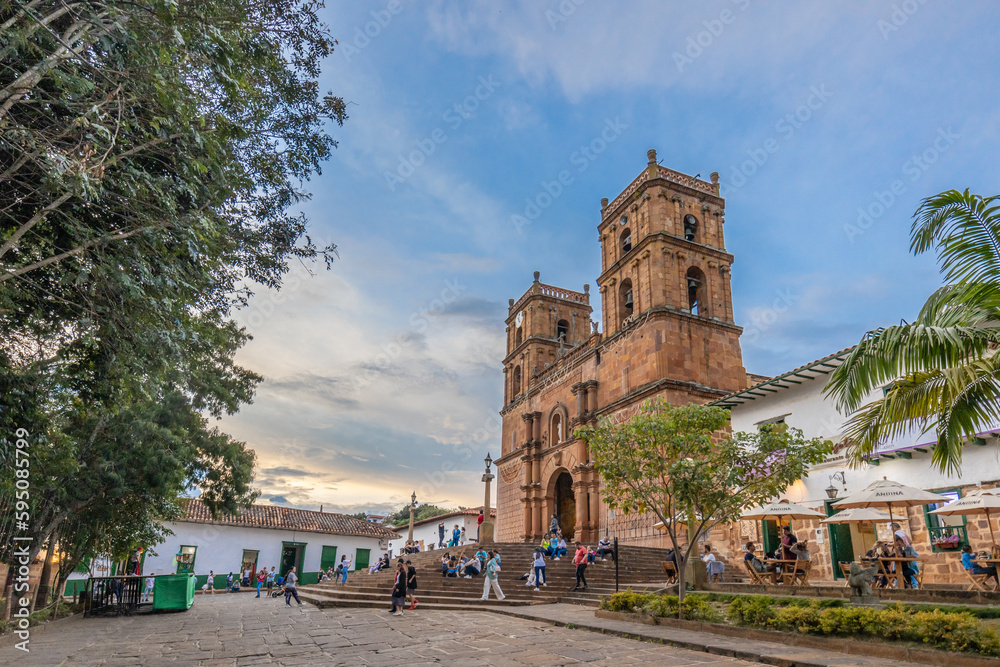 Barichara is a town in northern Colombia known for its cobblestone streets and colonial architecture
