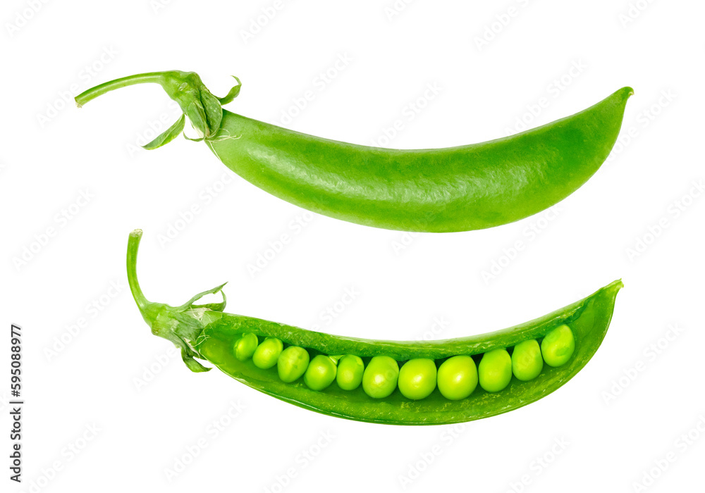 Green pea vegetable closeup isolated Green pea vegetable closeup isolated