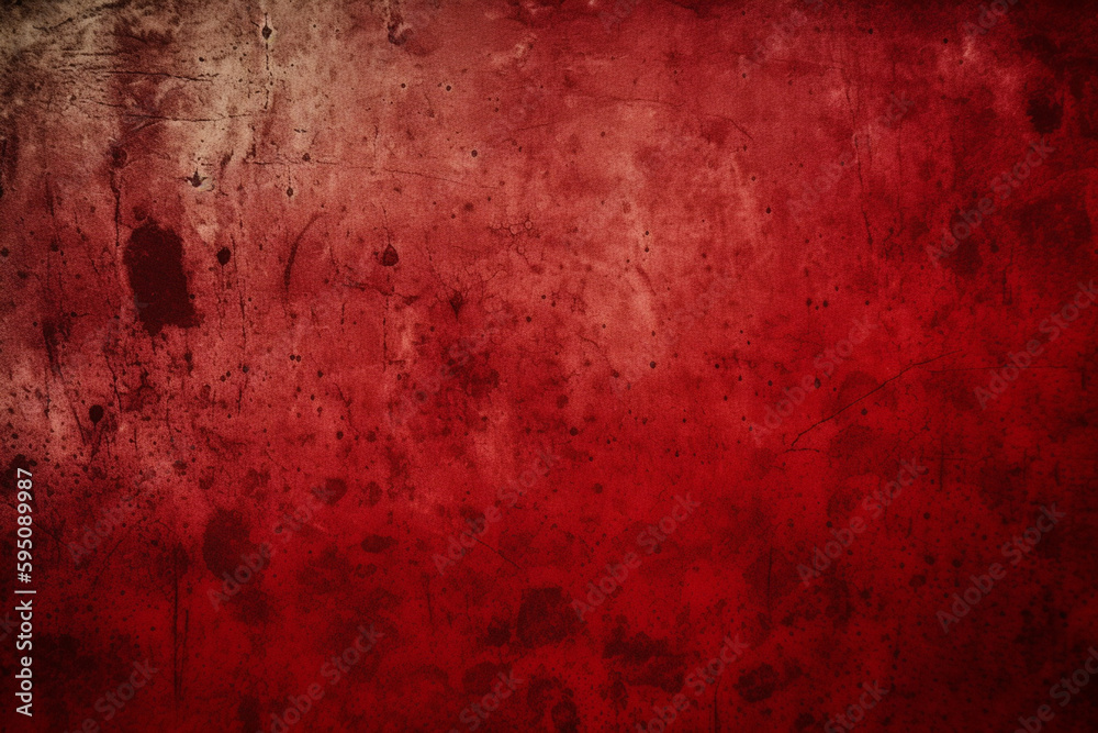 Red Grunge Texture Background Wallpaper Design - obrazy, fototapety, plakaty 