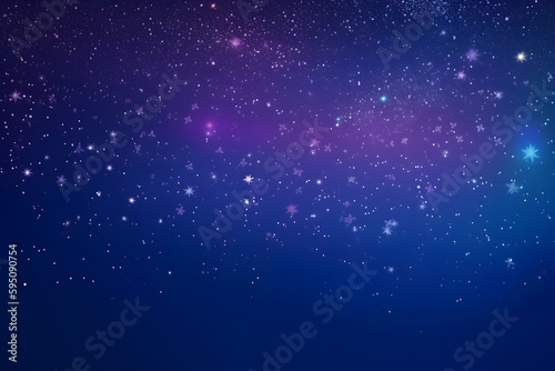 Star glitter sky background. Generative ai.