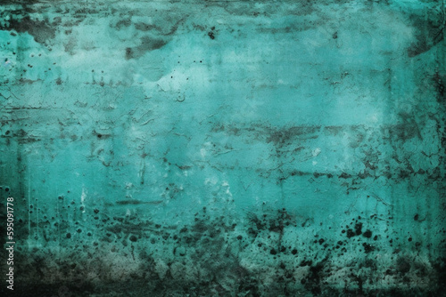 Turquoise Grunge Texture Background Wallpaper Design