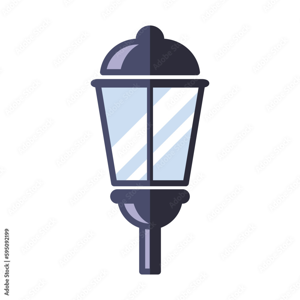 Garden lamp icon vector on trendy design Garden lamp icon vector on trendy design