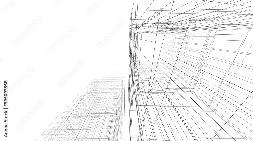 Fototapeta premium abstract architectural background