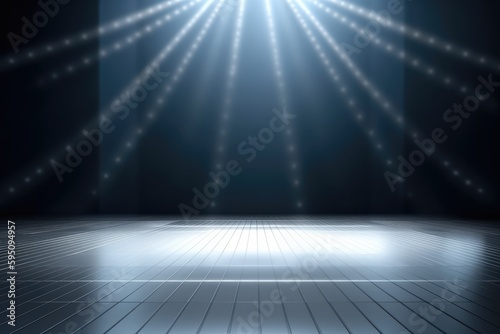 Abstract modern background, stage with spotlight