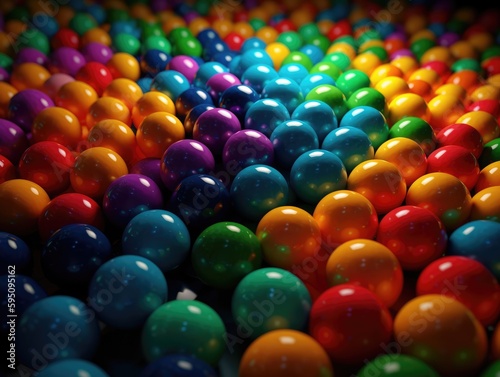 Colorful balls 3d