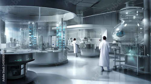 interior of a modern Lab
