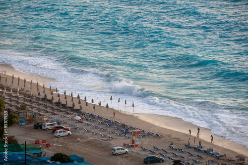 Fototapeta Naklejka Na Ścianę i Meble -  greece lefkada island sea beach