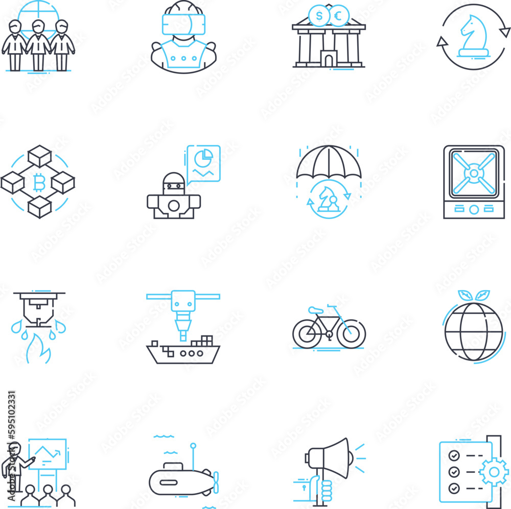 Transnational markets linear icons set. Globalization, Internationalization, Multinational, Cross-border, Export, Import, Multicultural line vector and concept signs. Diversity,Integration,Exports Transnational markets linear icons set. Globalization, Internationalization, Multinational, Cross-border, Export, Import, Multicultural line vector and concept signs. Diversity,Integration,Exports