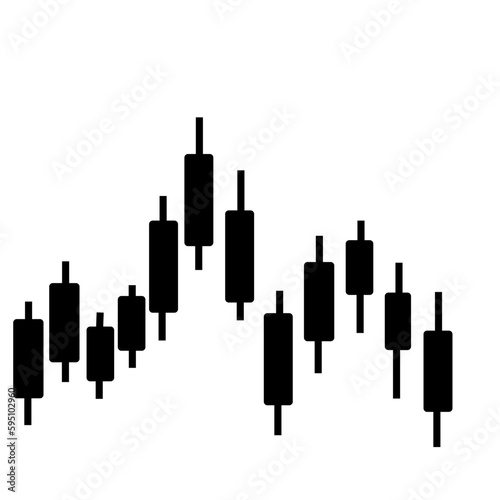 Forex Chart Silhouette