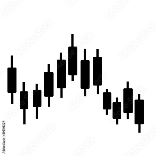 Forex Chart Silhouette