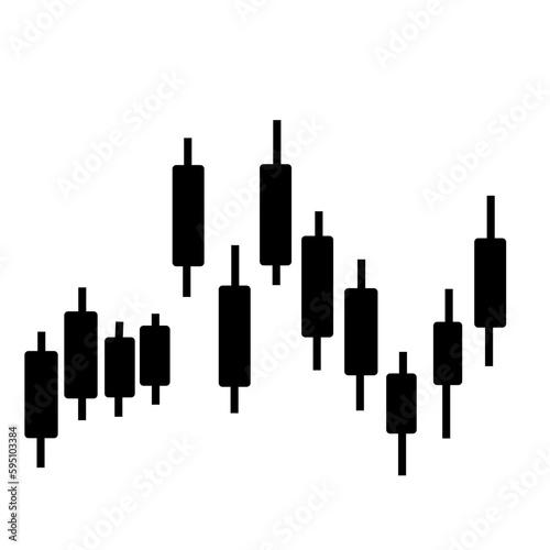 Forex Chart Silhouette