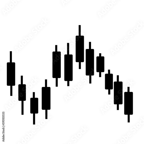 Forex Chart Silhouette