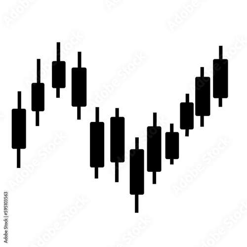 Forex Chart Silhouette