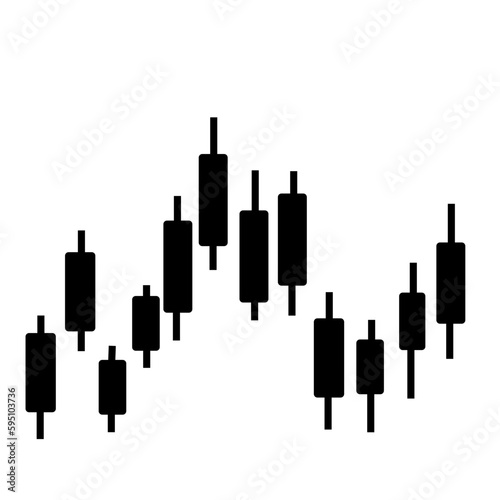 Forex Chart Silhouette