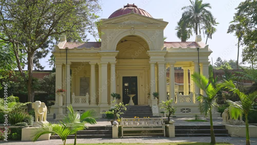 Historical neo-classical Garden of Dreams in Thamel, Kathmandu, Nepal Historical neo-classical Garden of Dreams in Thamel, Kathmandu, Nepal