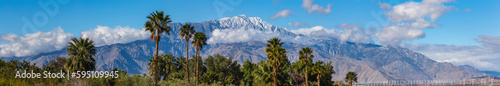 San Jacinto Mountain from Desert Hot Springs, California