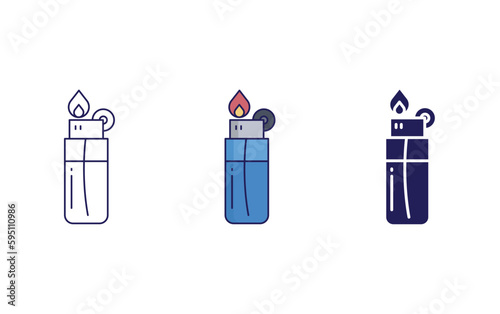 Lighter vector icon