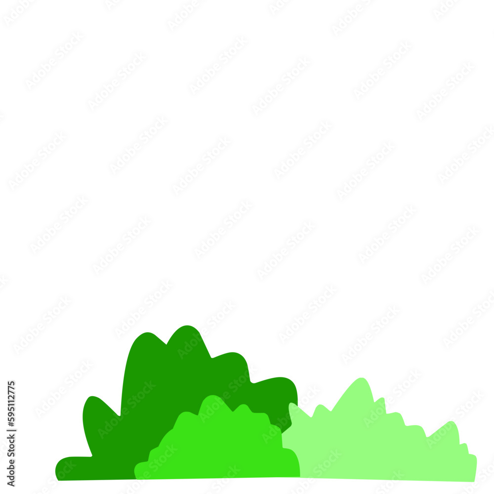 bush green garden illustration vector bush green garden illustration vector