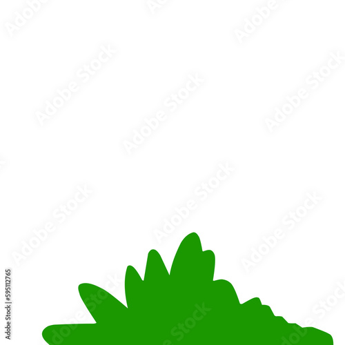 bush green garden illustration vector