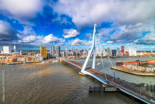 Rotterdam, Netherlands, City Skyline