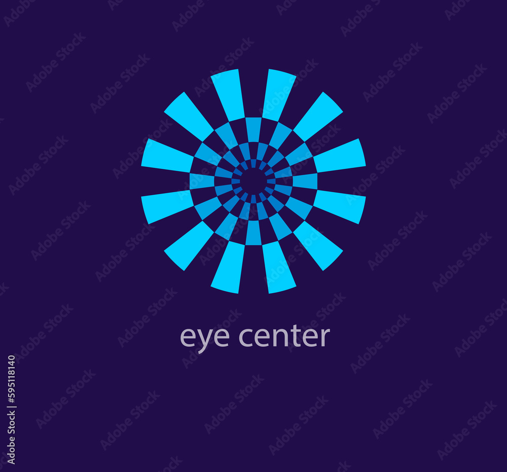 Eye center logo. Unique eye test design. Creative life logo template. vector. Eye center logo. Unique eye test design. Creative life logo template. vector.