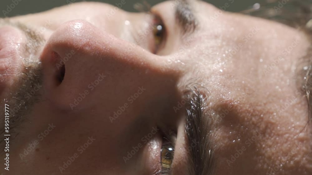 Vertical Video of Sweating man.
From heat, humidity, fatigue or sick man sweats and becomes depressed.
Vertical Video of Sweating man.
From heat, humidity, fatigue or sick man sweats and becomes depressed.
