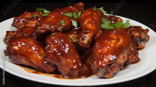 BBQ Chicken Wings with Sweet and Spicy Sauce