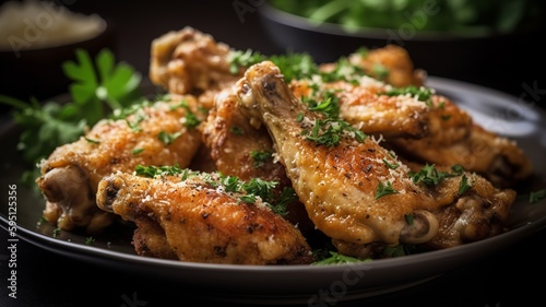 Sizzling Garlic Parmesan Chicken Wings