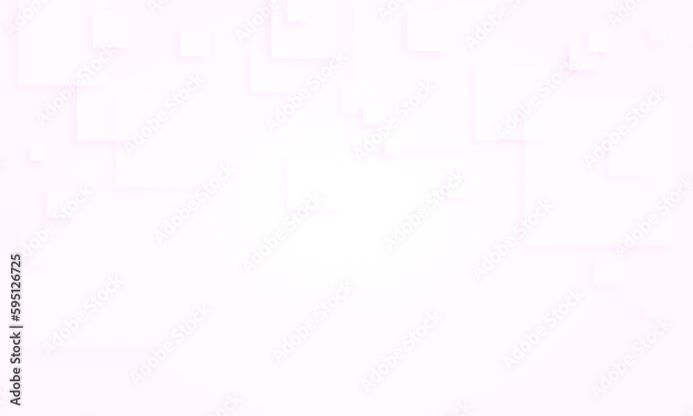 White and transparent squares with shadows on a white background, light pink hue. High resolution full frame abstract background with copy space. White and transparent squares with shadows on a white background, light pink hue. High resolution full frame abstract background with copy space.