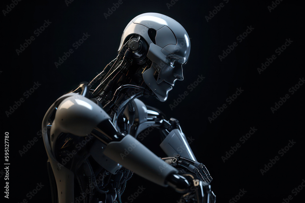 Naklejka premium Unlock the Potential of AI Robots AI generated