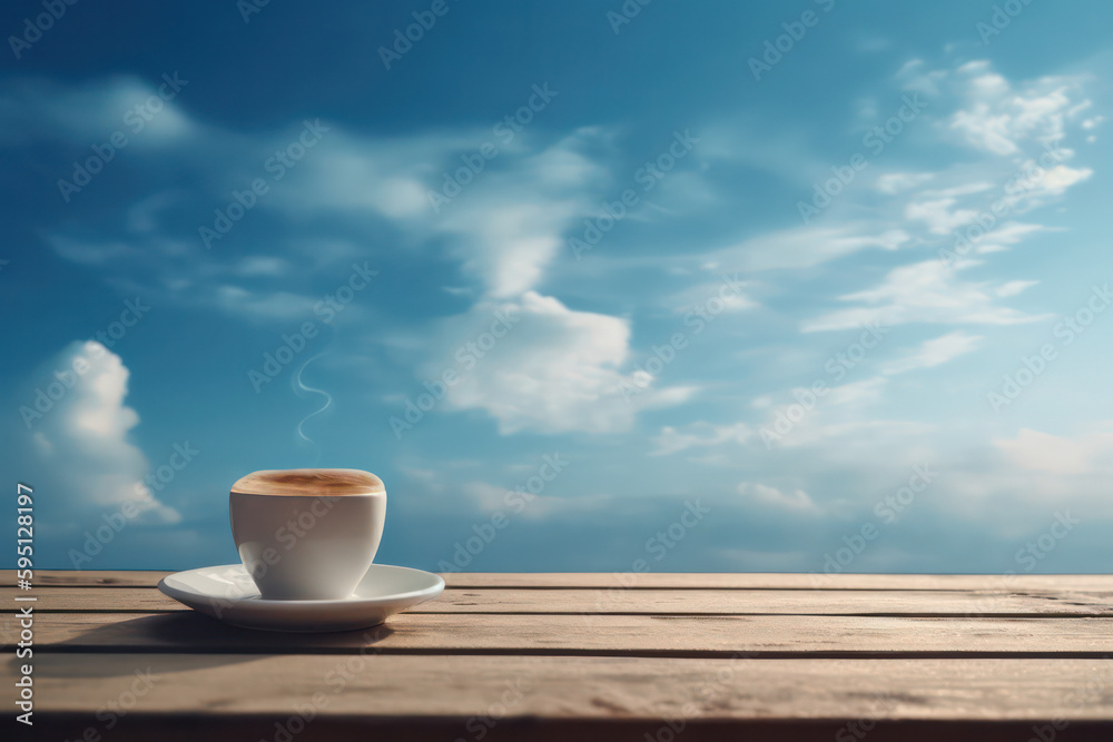 Coffee with a View AI Generated