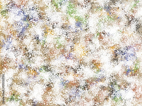 Brushstrokes colorful texture acrylic paint on canvas. picture for artwork design. Abstract art background hand drawn acrylic painting. Modern contemporary art. Digital art illustration