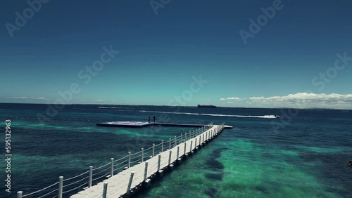 Wallpaper Mural pier in the ocean, Cebu, Philippines Torontodigital.ca