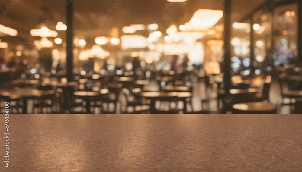 Empty wooden bar table with blurred background, beautiful shelves in bokeh style with bottles of alcohol in the background. Can be used for mounting or demonstrating your products. Bar concept. Ai Empty wooden bar table with blurred background, beautiful shelves in bokeh style with bottles of alcohol in the background. Can be used for mounting or demonstrating your products. Bar concept. Ai