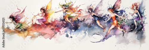 Fairies watercolor