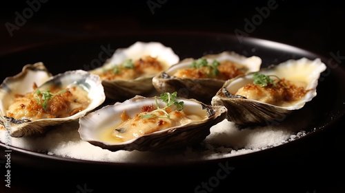 Grilled Pacific Oysters with Garlic and Butter