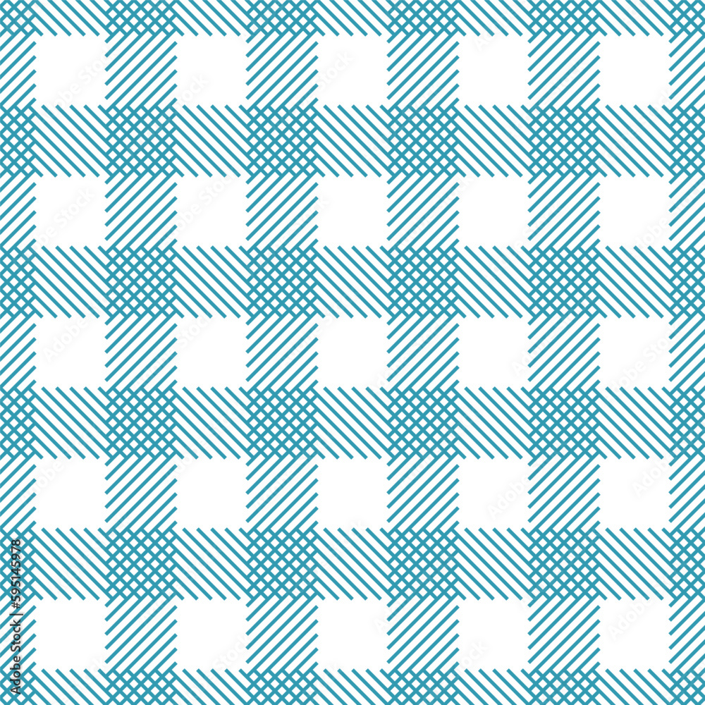Vector. Pattern in a cage. Tartan blanket. Scottish pattern in beige, turquoise and orange plaid. Traditional checkered background for tablecloth, dress, skirt, napkin or other textile, Easter design.