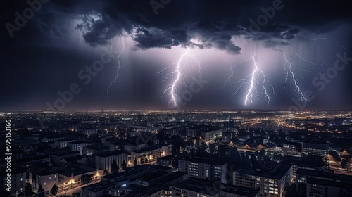 Lightning and thunder Generative AI