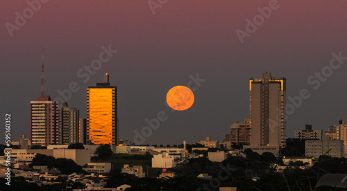 City skyline Umuarama, Parana, Brazil