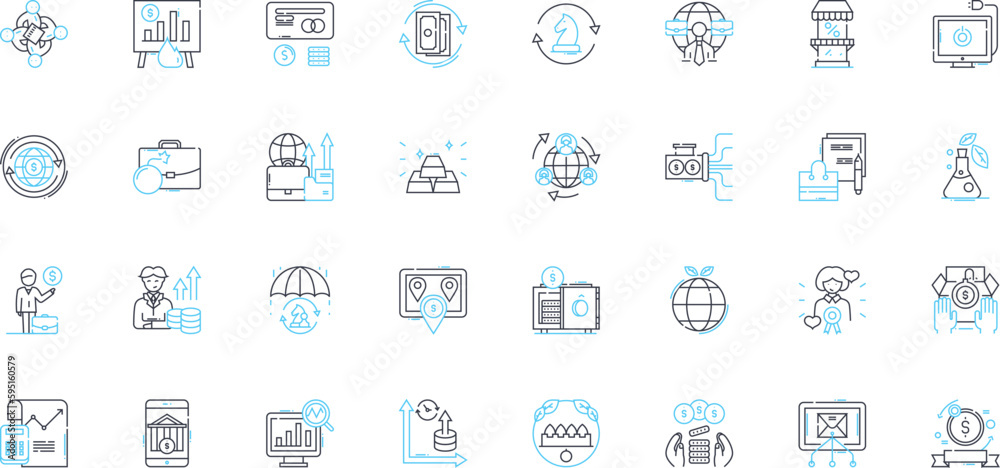 Natural environment linear icons set. Forest, Ocean, Mountain, River, Rainforest, Glacier, Desert line vector and concept signs. Wetland,Tundra,Wilderness outline illustrations Natural environment linear icons set. Forest, Ocean, Mountain, River, Rainforest, Glacier, Desert line vector and concept signs. Wetland,Tundra,Wilderness outline illustrations