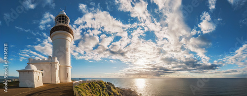 Obraz na płótnie Cape Byron Lighthouse, Byron Bay, New South Wales, Australia at dawn