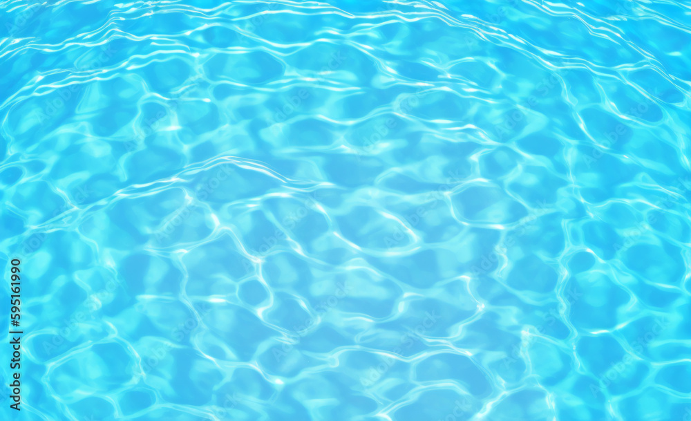 プールの水面| pool water surface Generative AI	
