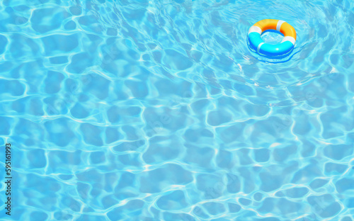 プールと浮き輪 | pool and float Generative AI 