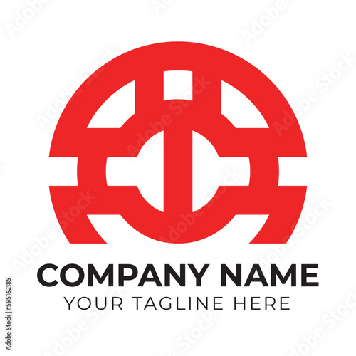Free Download Creative abstract monogram business logo design template - GFXLoad