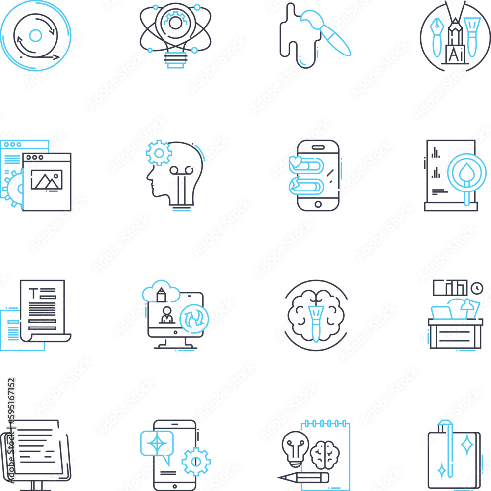 Landscape Painting linear icons set. Scenery, Bluff, Coastline, Vineyard, Marshland, Steppes, Plateau line vector and concept signs. Fjord,Lagoon,Cliffs outline illustrations Landscape Painting linear icons set. Scenery, Bluff, Coastline, Vineyard, Marshland, Steppes, Plateau line vector and concept signs. Fjord,Lagoon,Cliffs outline illustrations